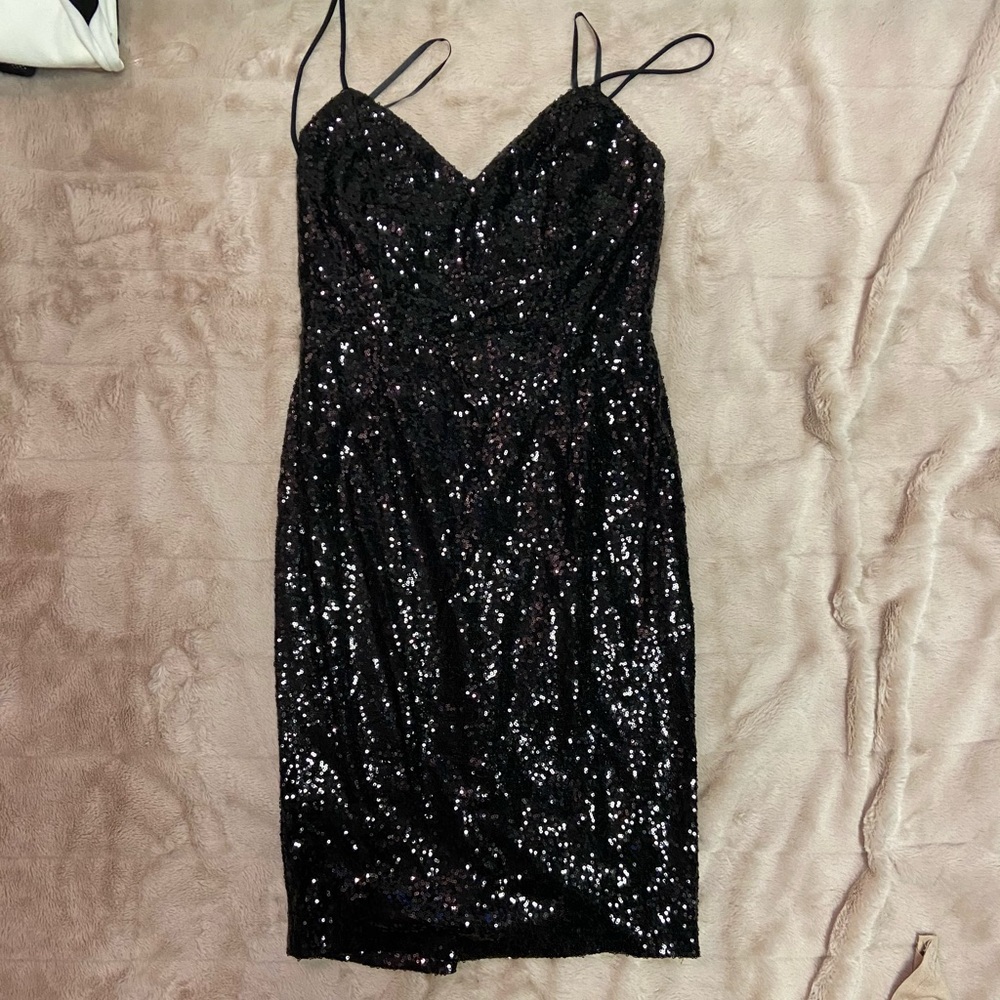 Aakaa black sequin dress SOLD